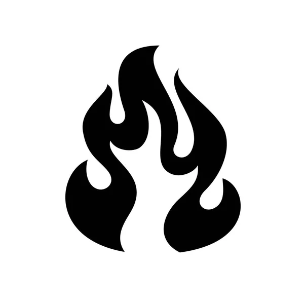 Εικόνα φλόγας φωτιάς — Διανυσματικό Αρχείο