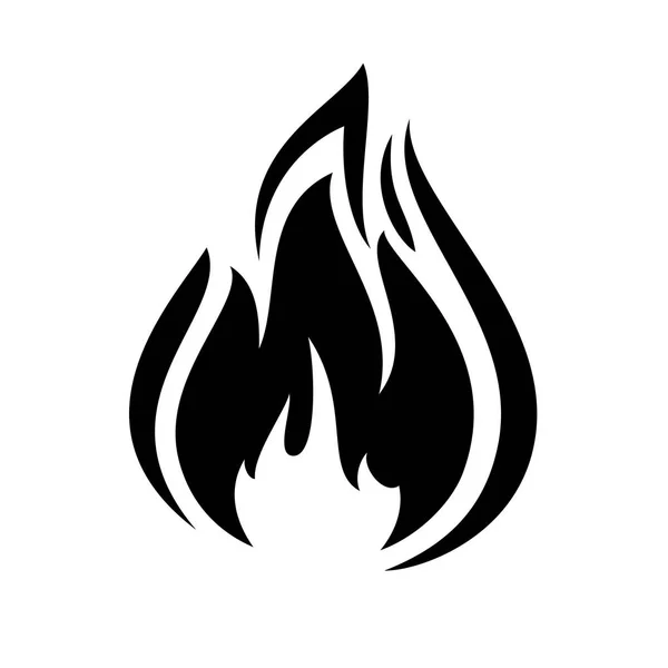 Fire flame icon — Stock Vector