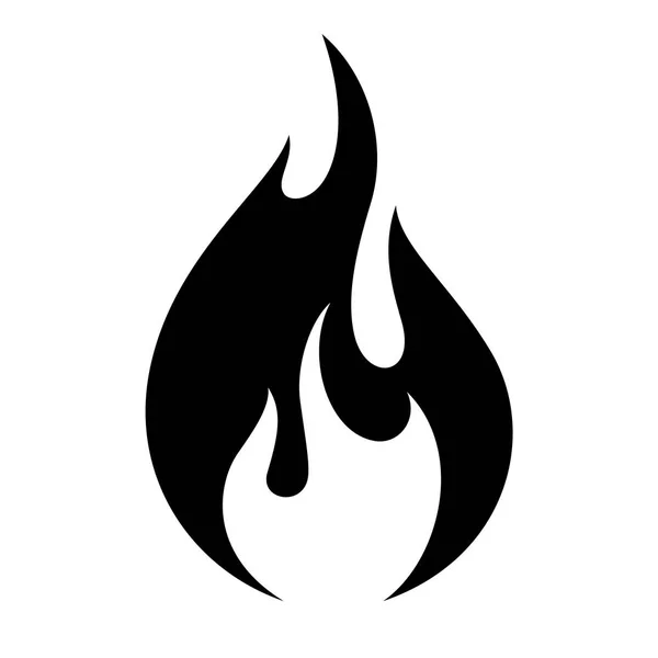 Fire flame icon — Stock Vector