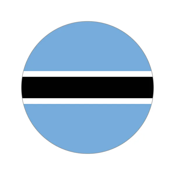 Mundo circular Bandera — Vector de stock