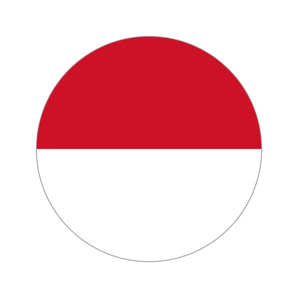 Mundo circular Bandera — Vector de stock