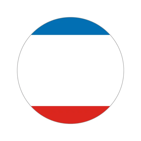 Bandiera mondiale circolare — Vettoriale Stock