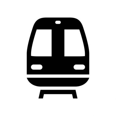 beyaz arkaplanda siyah simge izole edildi