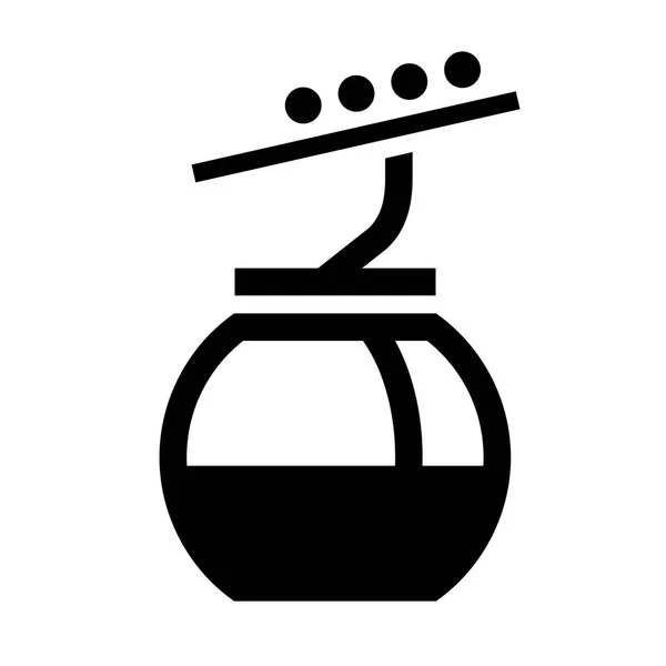 Czarna ikona izolowana na białym tle — Wektor stockowy