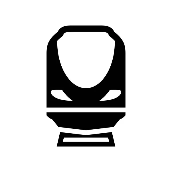 Icono negro aislado sobre fondo blanco — Vector de stock