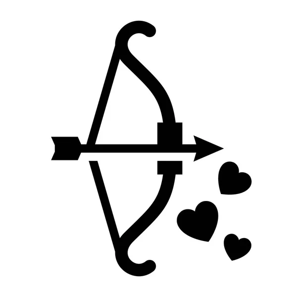 Symbole amour romantique — Image vectorielle
