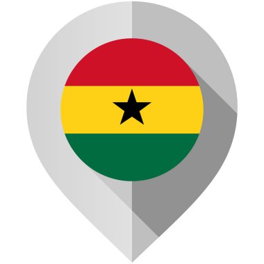 Harita için bayrak ile işaretçisi