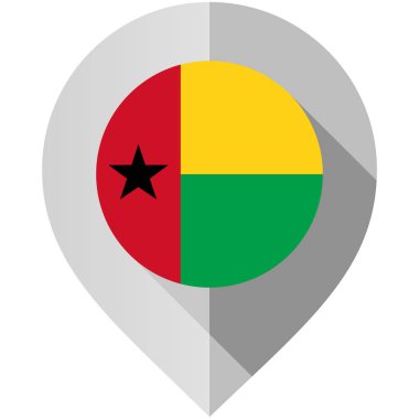 Harita için bayrak ile işaretçisi