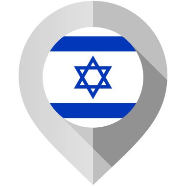 Harita için bayrak ile işaretçisi