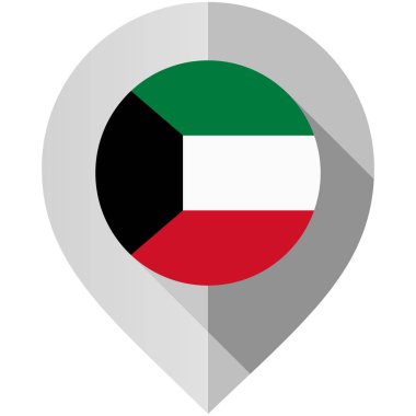 Harita için bayrak ile işaretçisi