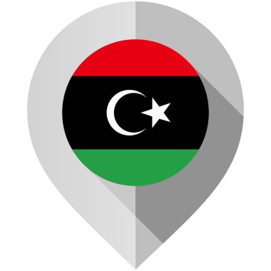 Harita için bayrak ile işaretçisi