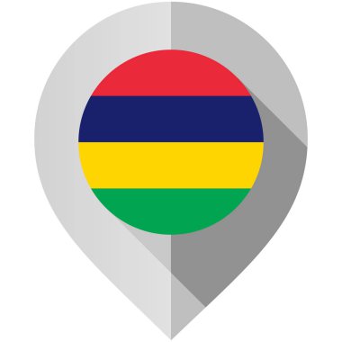 Harita için bayrak ile işaretçisi