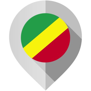 Harita için bayrak ile işaretçisi