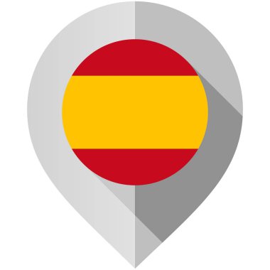 Harita için bayrak ile işaretçisi