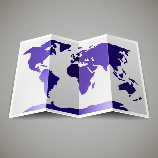 Χάρτης του κόσμου — Διανυσματικό Αρχείο
