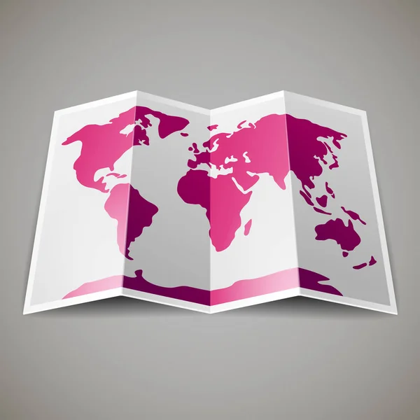 世界の地図 — ストックベクタ