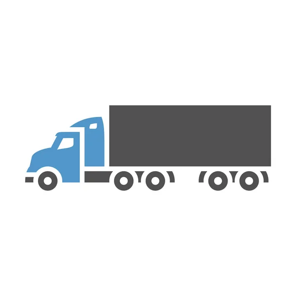 Значок грузового транспорта — стоковый вектор