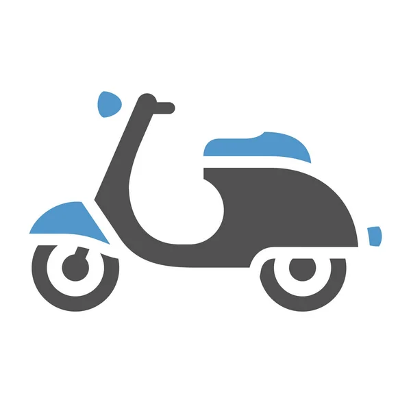 Icône de scooter moteur — Image vectorielle