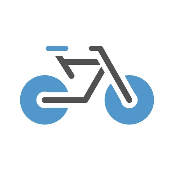 Icona bici piatto — Vettoriale Stock