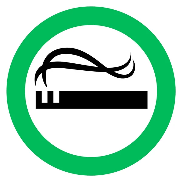 Segnale area fumatori — Vettoriale Stock
