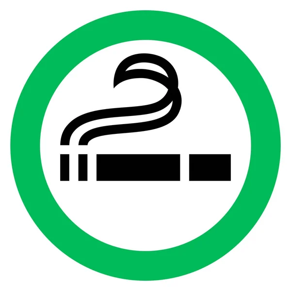 禁煙エリア サイン — ストックベクタ