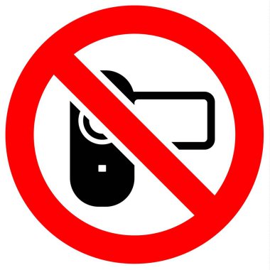 Yasağı kırmızı işaret