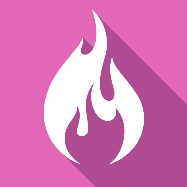 Flammes de feu, allumées — Image vectorielle