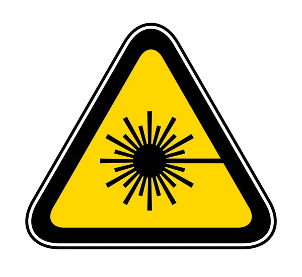 Driehoekige waarschuwingssymbool gevaar — Stockvector