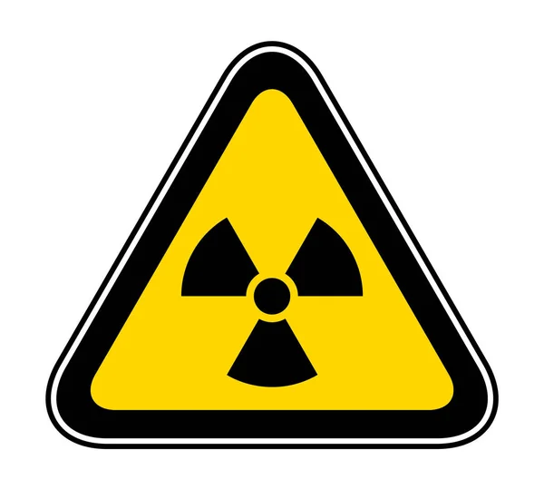 Simbolo di pericolo di avvertimento triangolare — Vettoriale Stock