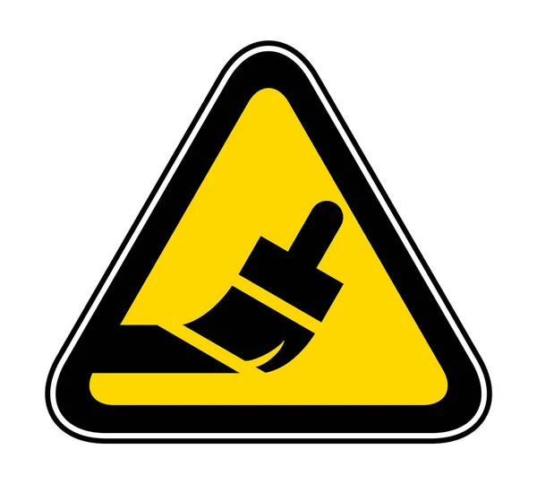 Triangular Warning Hazard Symbol — Stock Vector