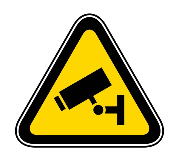 Символ опасности треугольного предупреждения — стоковый вектор