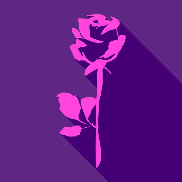 Φωτεινά ροζ τριαντάφυλλο — Διανυσματικό Αρχείο