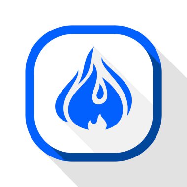 Yangın simgesi, kare düğme