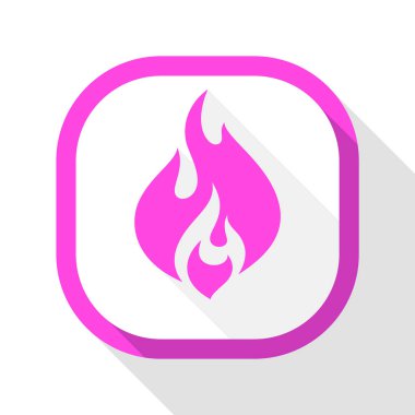 Yangın simgesi, kare düğme