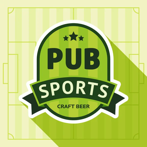 Odznaka Sport pub — Wektor stockowy