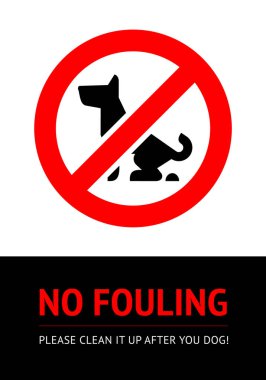 Köpek pisliği işareti, konsept ya da gerçek pankart yok.