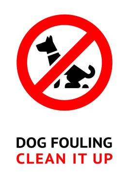 Köpek pisliği yok, modern moda afiş