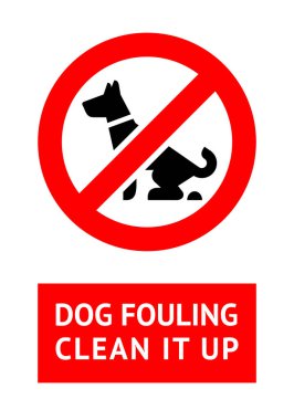 Köpek pisliği yok, modern moda afiş