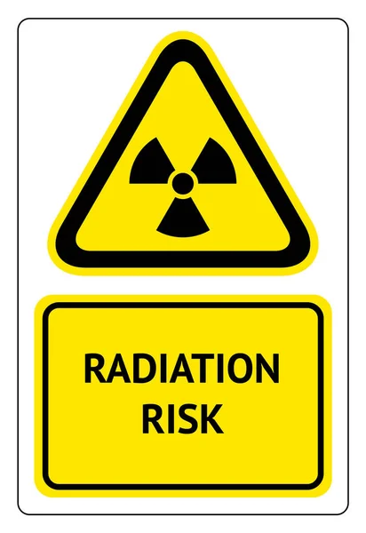 放射線の危険記号 — ストックベクタ