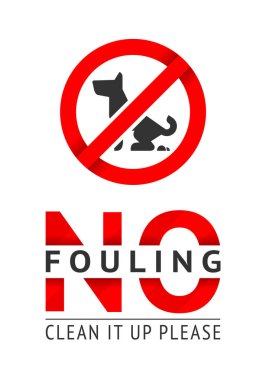 Köpek kirletme işareti yok, şehir için modern moda poster