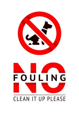 Köpek kirletme işareti yok, şehir için modern moda poster