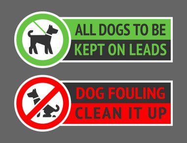 Köpekler kurşun etiketler üzerinde tutulur