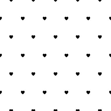 Küçük kalpli aşk deseni