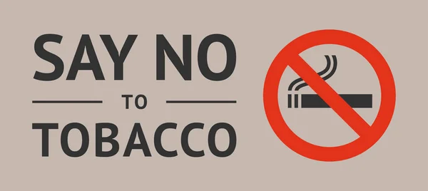 Klistermärke Världen ingen tobaksdag — Stock vektor