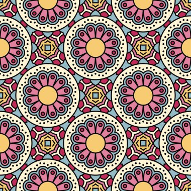 sorunsuz oryantal desen.