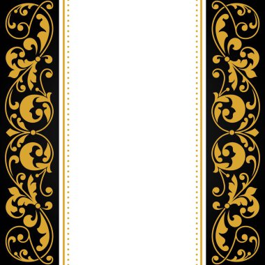 Çiçek desenli davetiye için.