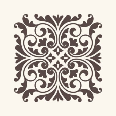 Tasarım için vintage süsleme.