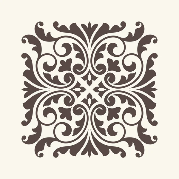 Ornamento vintage para design . — Vetor de Stock