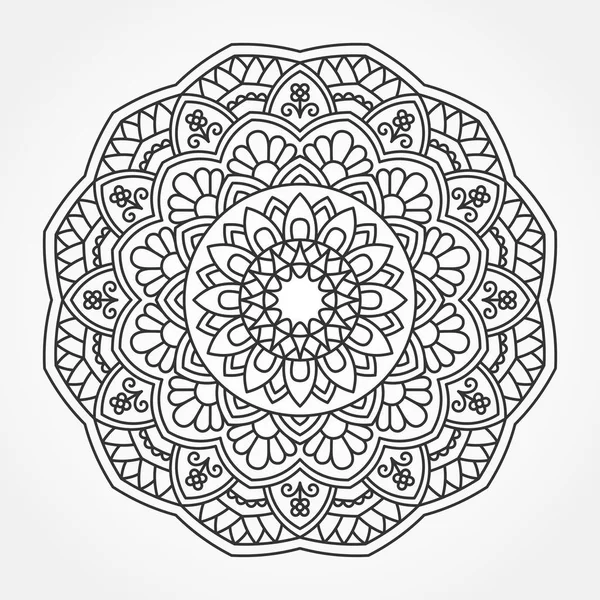 Mandala. Decoratieve ronde patroon. Rechtenvrije Stockillustraties