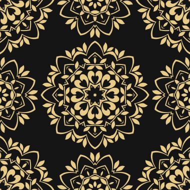 Çiçek elementleriyle kusursuz desen.